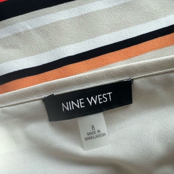 Nine West Striped Pencil Skirt - Picture 4 of 5